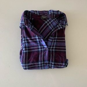 Eddie Bauer Women’s Firelight Flannel Shirt - Boyfriend Fit